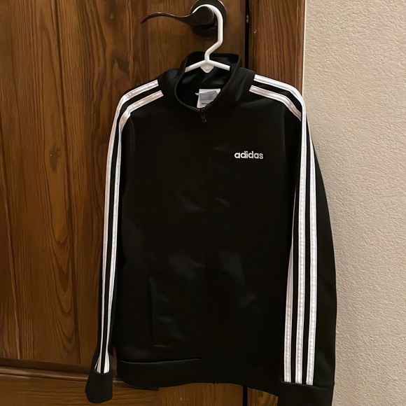 adidas Other - boys black Adidas dry fit zipper jacket.